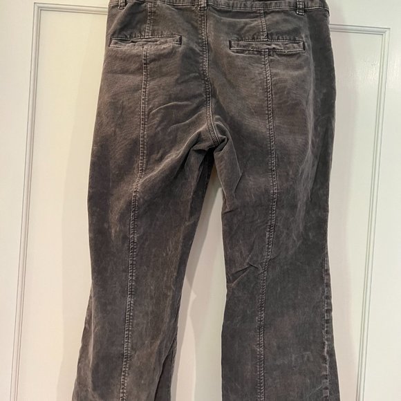 Anthropologie Pilcro Stet Cropped Grey Midrise stretch cords size 30 - Picture 4 of 9